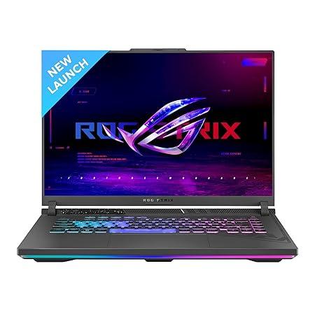 ASUS ROG Strix G16 (2023) 90WHr Battery, Intel Core i5-13450HX 13th Gen, 16" FHD+ 165Hz, 6GB RTX 4050, Gaming Laptop (16GB/1TB SSD/Windows 11/Office 2021/4-Zone RGB/Green/2.50 Kg), G614JU-N3222WS